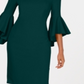 Vestido tubinho liso Calvin Klein feminino, verde, tamanho 12