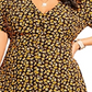 Vestido City Chic DITSY Feminino Amarelo Tamanho 20W