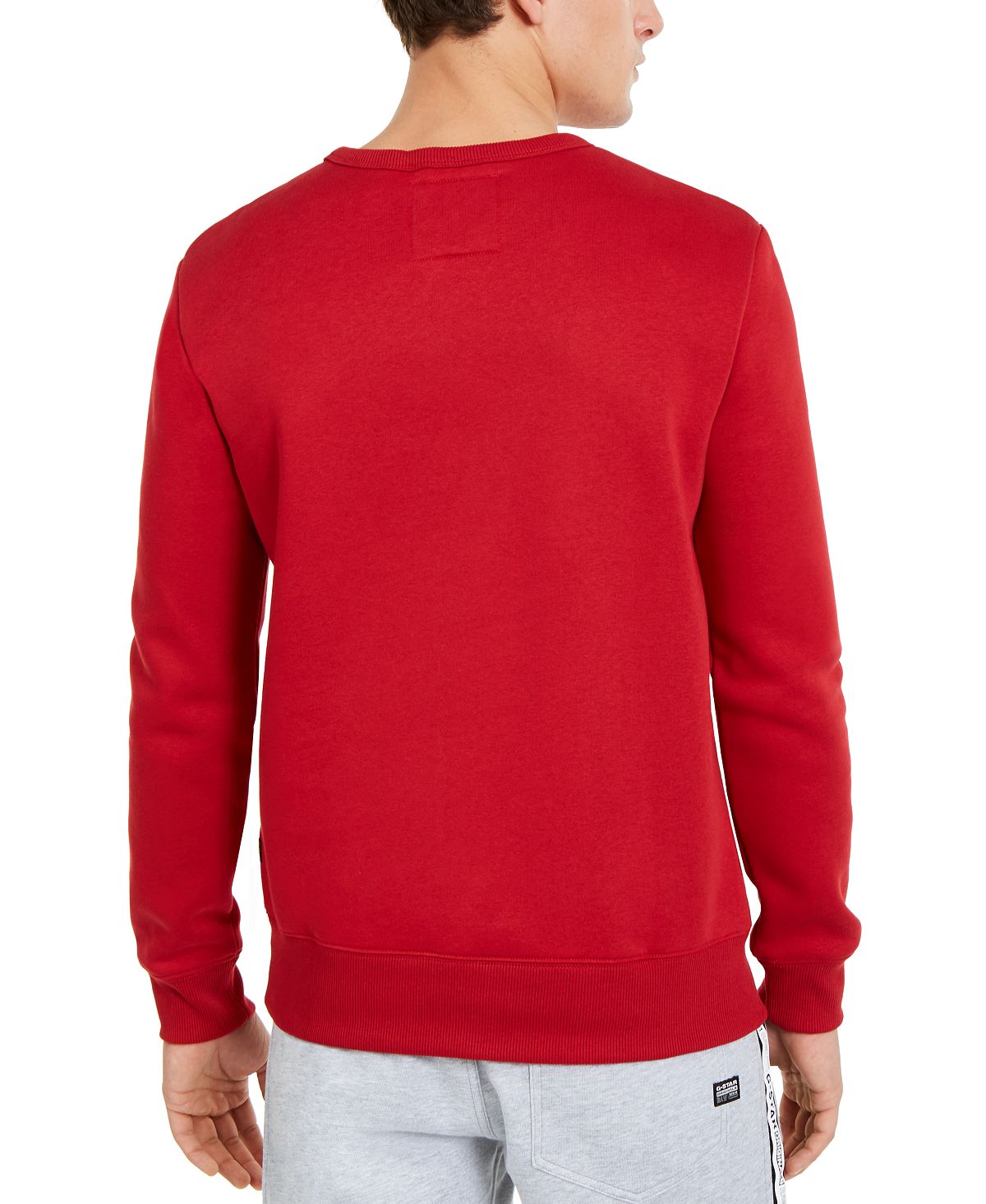 Suéter masculino com logotipo G-Star Raw vermelho tamanho XXL