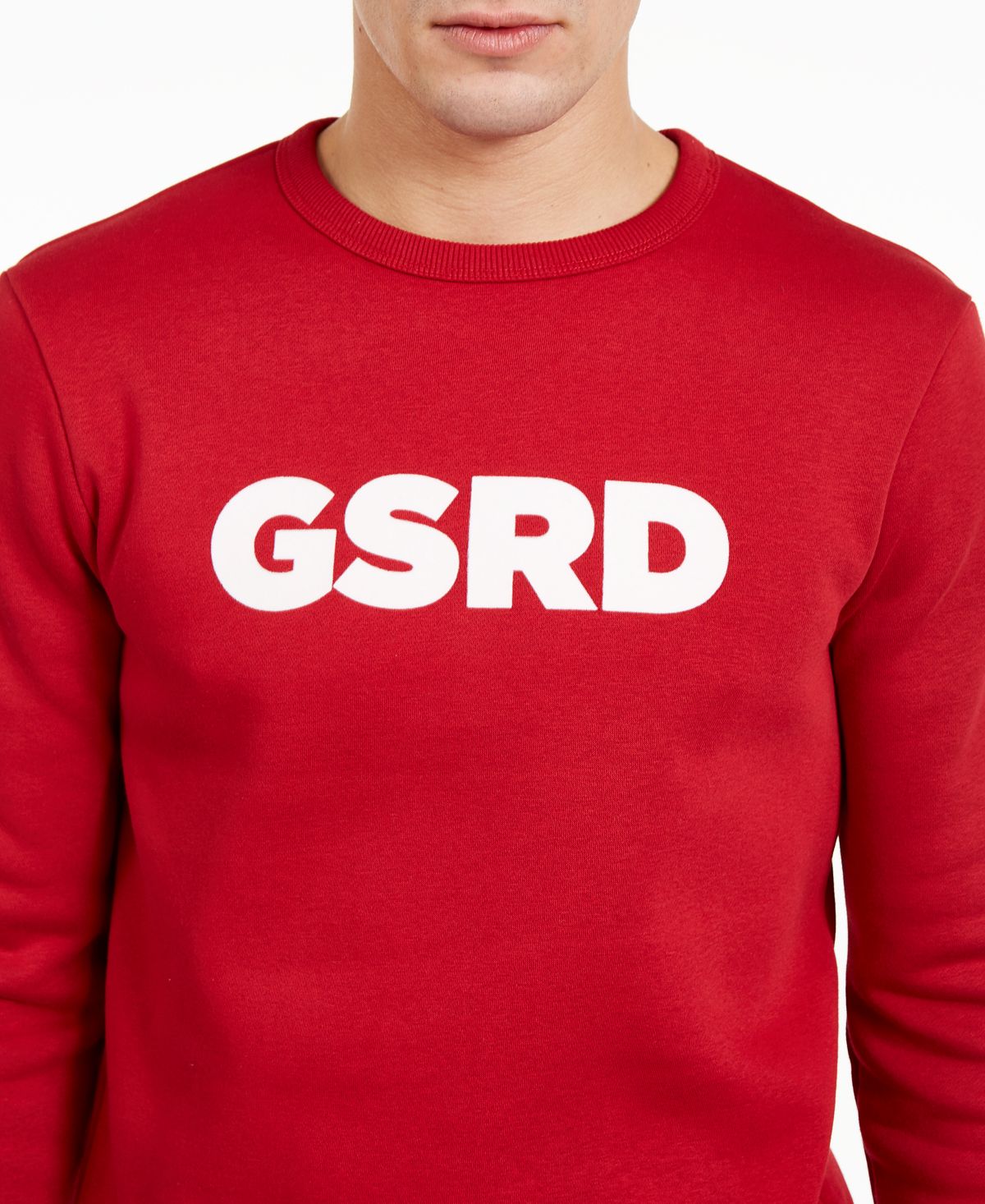 Suéter masculino com logotipo G-Star Raw vermelho tamanho XXL