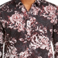 Camisa masculina com estampa floral Paisley da INC International Concepts, preta, tamanho XX-G