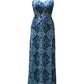 IINC International Concepts Vestido feminino sem mangas com decote em V e lavagem ácida, comprimento total, azul, tamanho pequeno