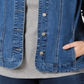 Jaqueta jeans feminina Charter Club azul tamanho 2X
