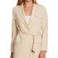 Blazer Safari com cinto feminino Vince Camuto, bege, tamanho grande