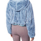 Jaqueta de pele sintética Love It Cozy da Free People Women's, azul, tamanho X-S