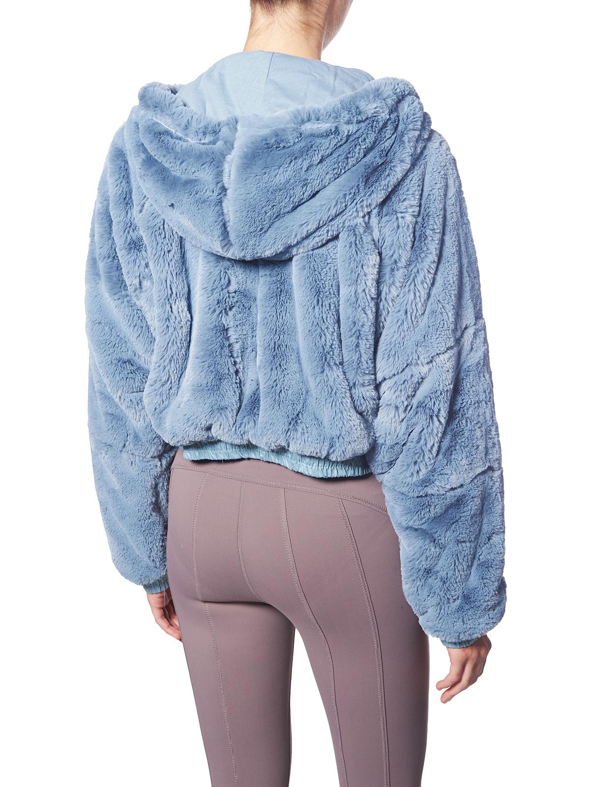 Jaqueta de pele sintética Love It Cozy da Free People Women's, azul, tamanho X-S