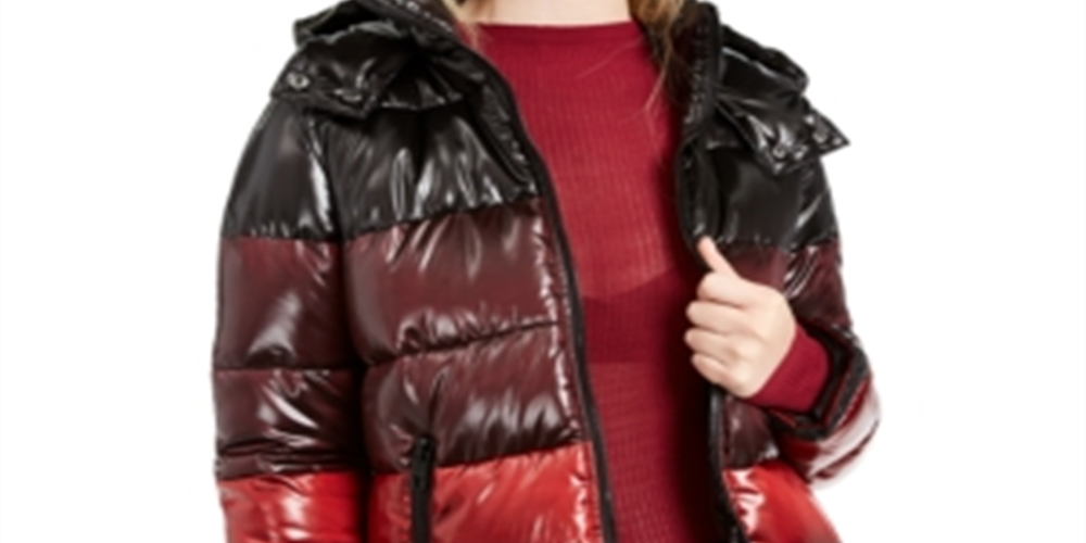 Casaco GUESS Gina Ombre Puffer Feminino Preto Tamanho G