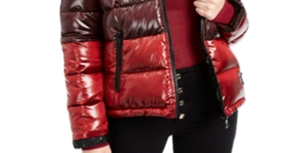Casaco GUESS Gina Ombre Puffer Feminino Preto Tamanho G