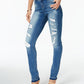 Calça jeans skinny feminina INC International Concepts, azul, tamanho 18