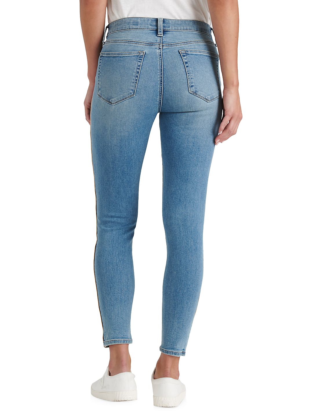 Calça jeans feminina Lucky Brand Ava Super Skinny Azul Tamanho 27