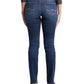 Calça jeans feminina Avery Straight Leg da Silver Jeans Co., azul, tamanho 25