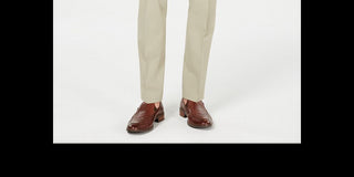 Calça de terno Calvin Klein Slim Fit Tech Masculina Bege Tamanho 38X30