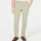 Calça de terno Calvin Klein Slim Fit Tech Masculina Bege Tamanho 38X30