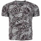 Camiseta masculina American Rag Leaf Lines com decote em V, cinza, tamanho pequeno