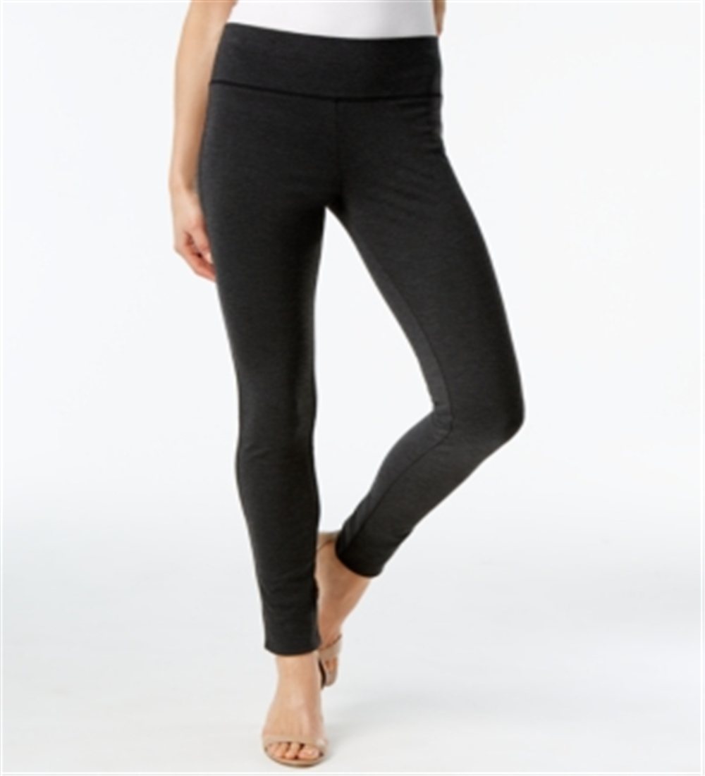 Leggings femininas sem costura INC International Concepts, cinza, tamanho 4, pequena