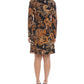 Vestido Erin a Line com Estampa Paisley Karen Kane Feminino Preto Tamanho P