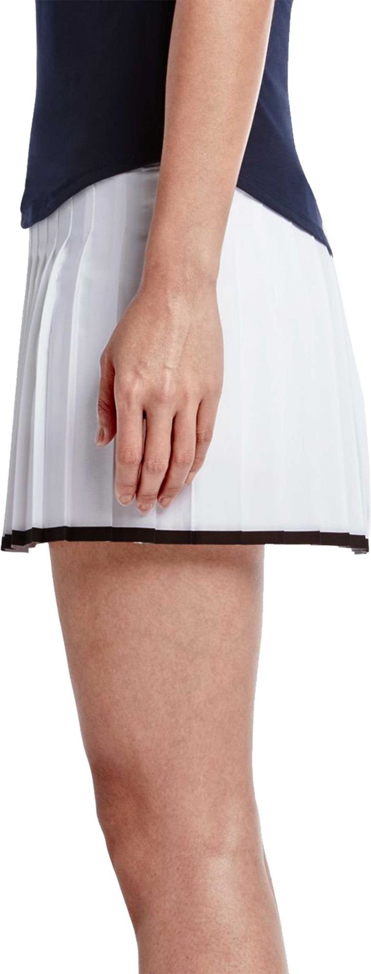 Saia de tênis Nike Court Victory feminina, branca, tamanho extragrande