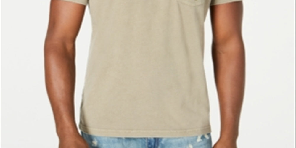 Camiseta masculina American Rag Army Stamp, verde, tamanho pequeno