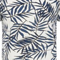 Camiseta masculina American Rag Leaf Lines com decote em V - Azul, tamanho médio