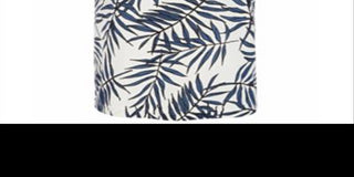 Camiseta masculina American Rag Leaf Lines com decote em V - Azul, tamanho médio
