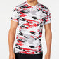 Camiseta camuflada masculina American Rag, branca, tamanho pequeno