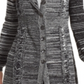 Cardigan de malha mesclada com capuz feminino Style &amp; Co, preto, tamanho GG