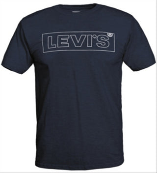 Levi's Men's Boxtab Logo Graphic T-Shirt Blue Size Large