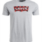 Camiseta Masculina Levi's Xadrez Logo Cinza Tamanho XG
