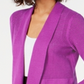 Cardigan Alfani Feminino de Malha Aberta em Mistura de Linho Roxo Tamanho XXG