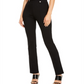 Calça feminina reta, preta, tamanho 2, da INC International Concepts