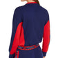 Tommy Hilfiger Feminino Gola com Fita de Algodão Jimmy Jazz Cropped Crew Top Azul Tamanho Médio