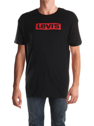 Levi's Men's Box Tab Graphic T-Shirt Black Size XXX-Large