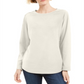 Moletom esportivo feminino Karen Scott, branco, tamanho XX-G
