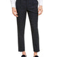 Calça plissada slim fit windowpane masculina da INC International Concepts, azul, tamanho 36W