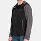 Jaqueta esportiva masculina Michael Kors Fitness Workout preta tamanho XX-G