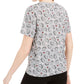 Camiseta Love Tribe Juniors Taco com amarração frontal, cinza, tamanho P