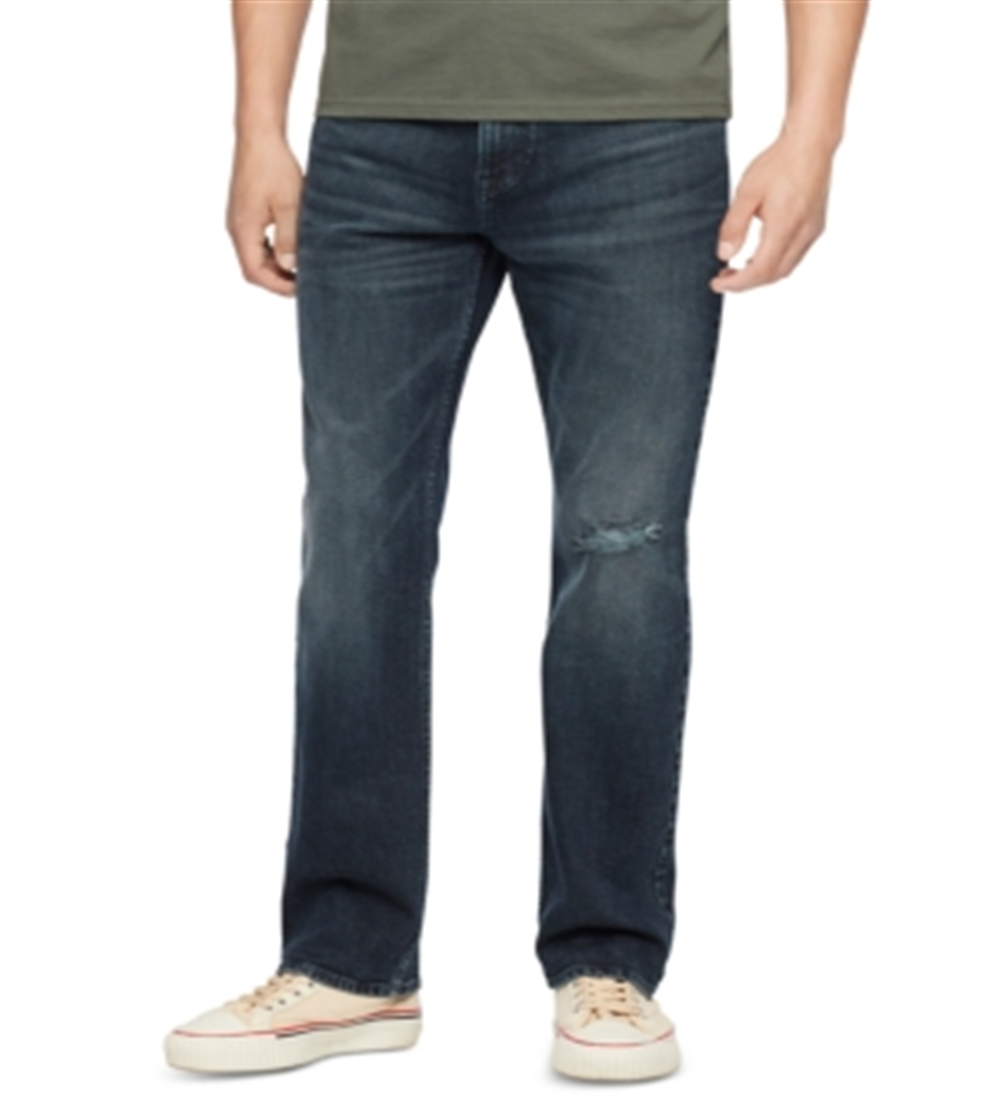Calça Jeans Calvin Klein Masculina Relaxed Fit Azul Tamanho 38X34