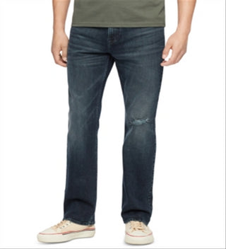 Calça Jeans Calvin Klein Masculina Relaxed Fit Azul Tamanho 38X34