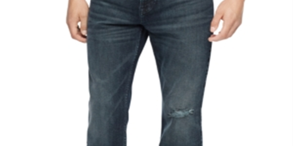Calça Jeans Calvin Klein Masculina Relaxed Fit Azul Tamanho 38X34