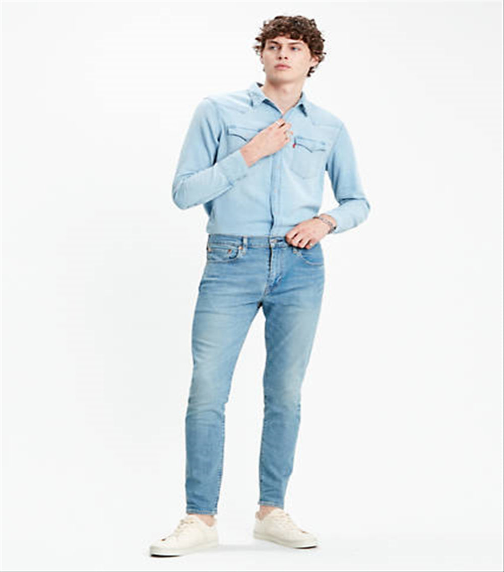 Calça Jeans Levi's 512 Slim Taper Masculina Azul Tamanho 29X32