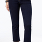 Calça jeans feminina cropped de cintura média da INC Iternational Concepts - preta, tamanho 14