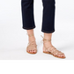 Calça jeans feminina cropped de cintura média da INC Iternational Concepts - preta, tamanho 14