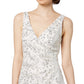 Vestido tubinho acima do joelho sem mangas feminino Vince Camuto, branco, tamanho 8