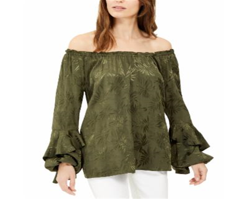 Blusa Feminina Michael Kors Bordada Verde Tamanho Médio