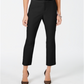 Calça feminina justa, cintura média, preta, tamanho 2, da INC International Concepts