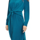 Vestido camisa feminino Alfani com amarração frontal, verde, tamanho 8, pequeno