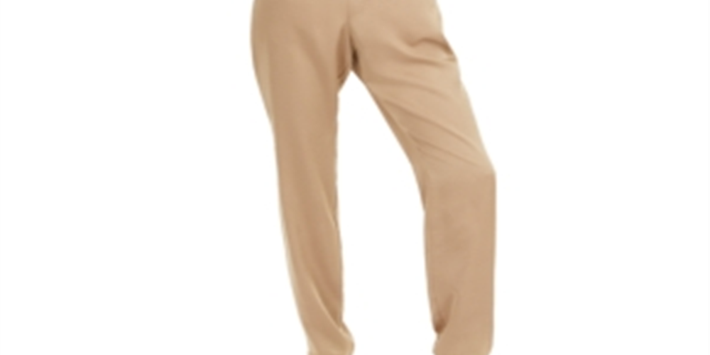 Macacão feminino INC Plus com pernas largas e botões frontais, bege, tamanho 16W