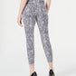 Calça jeans skinny feminina com estampa animal da INC Iternational Concepts, tamanho 10, cinza