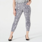 Calça jeans skinny feminina com estampa animal da INC Iternational Concepts, tamanho 10, cinza