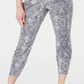 Calça jeans skinny feminina com estampa animal da INC Iternational Concepts, tamanho 10, cinza
